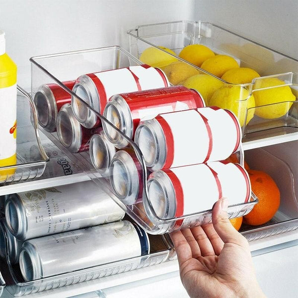 Space-Saving Beverage Organizer - Multi-Purpose Storage Solution