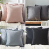 Velvet Ball Lace Pillow Cover - Modern and Simple Sofa Cushion Cover