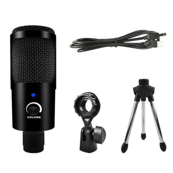 Studio-Grade USB Condenser Microphone - Versatile Recording Excellence