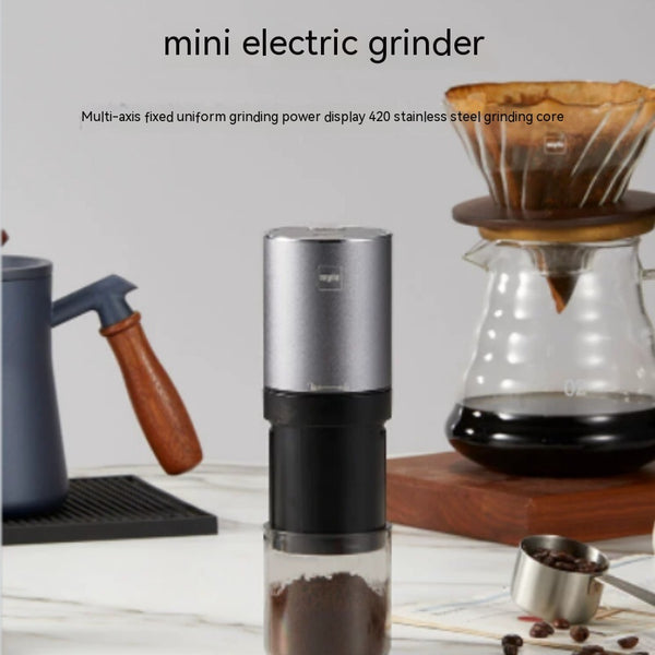 Coffee Grinder Precision with Steel Core and USB Rechargeable Battery