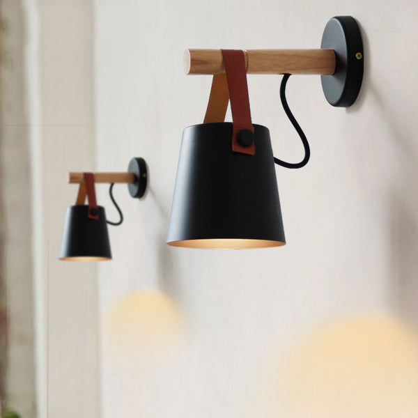 Scandinavian Style Wall Lamp - E27 Bulb Compatibility