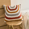 Rainbow Pillow Half-Velvet Sofa Decoration Cushion Cover