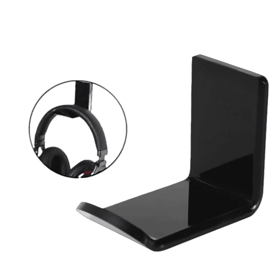 Headphone Holder - Wall-Mounted Acrylic Rack